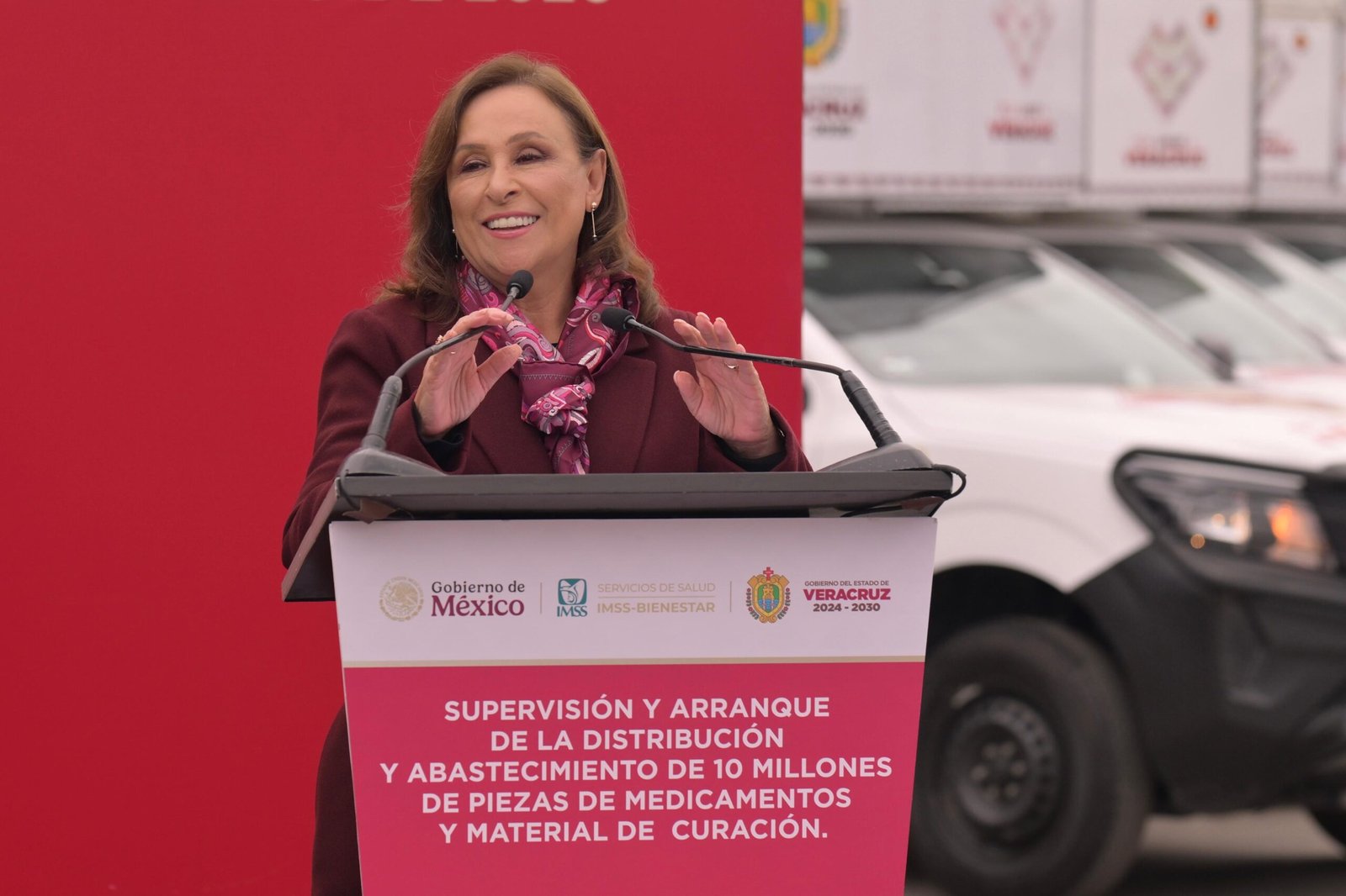 Rocío Nahle encabeza arranque de distribución de más de 10 millones de medicamentos Rocío Nahle encabeza arranque de distribución de más de 10 millones de medicamentos
