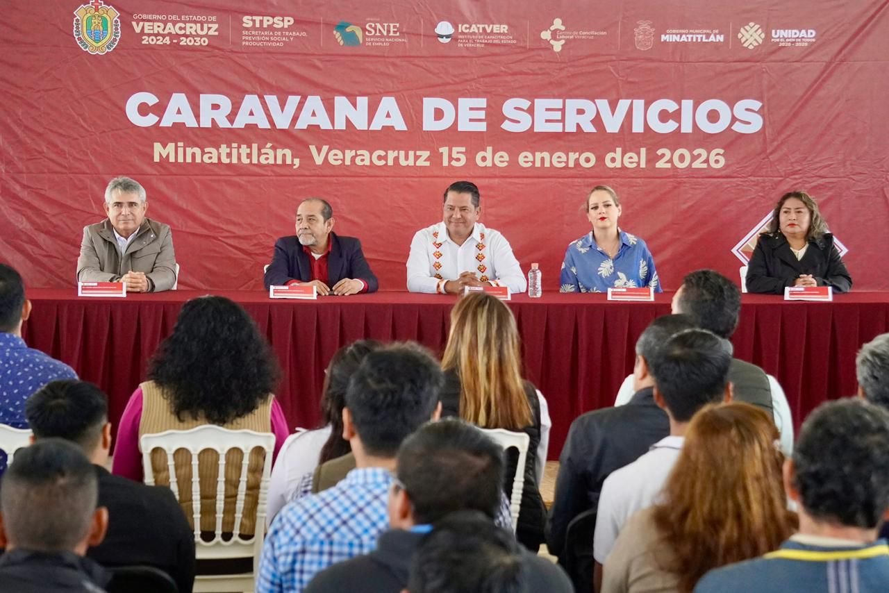 Inicia STPSP Caravanas de Servicios 2026 en Minatitlán