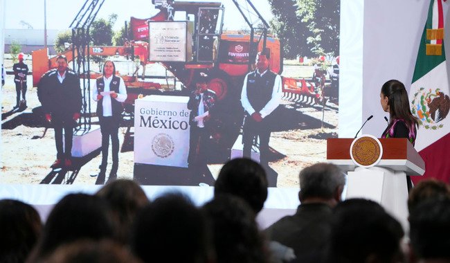 Tras 34 años, Fovissste vuelve a construir vivienda: presidenta Claudia Sheinbaum encabeza colocación de primera piedra en Puebla Tras 34 años, Fovissste vuelve a construir vivienda: presidenta Claudia Sheinbaum encabeza colocación de primera piedra en Puebla